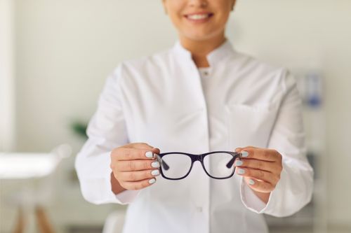 Eye Doctor with Glasses